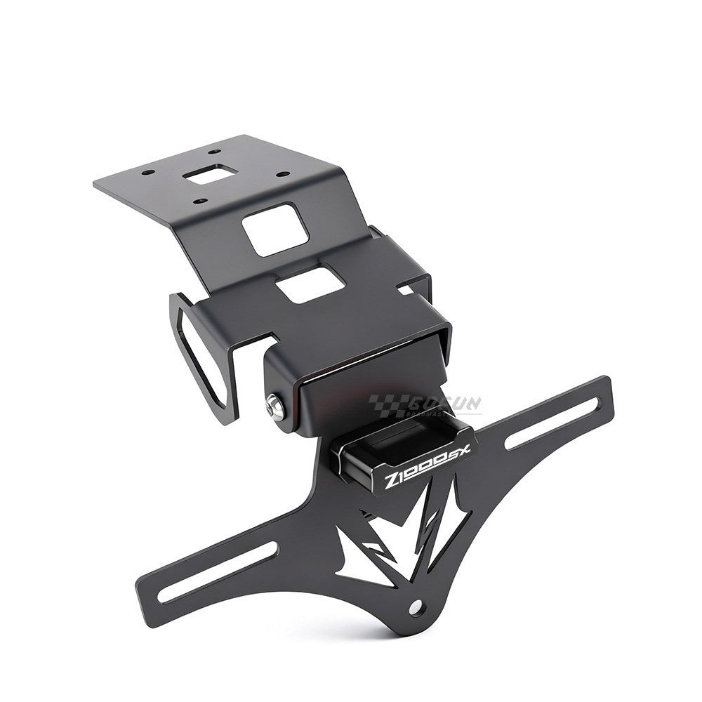 Kawasaki Ninja1000sx Z1000SX 24-25 Modified Tail Tidy Frame Folding Adjustable License Plate Holder