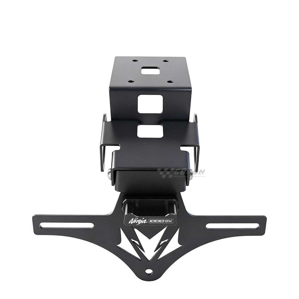 Kawasaki Ninja1000sx Z1000SX 24-25 Modified Tail Tidy Frame Folding Adjustable License Plate Holder