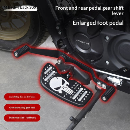 Cyclone RA600 Modified Gear Shift Lever Front Rear Pedal Extension Non-slip Foot Plate Parts