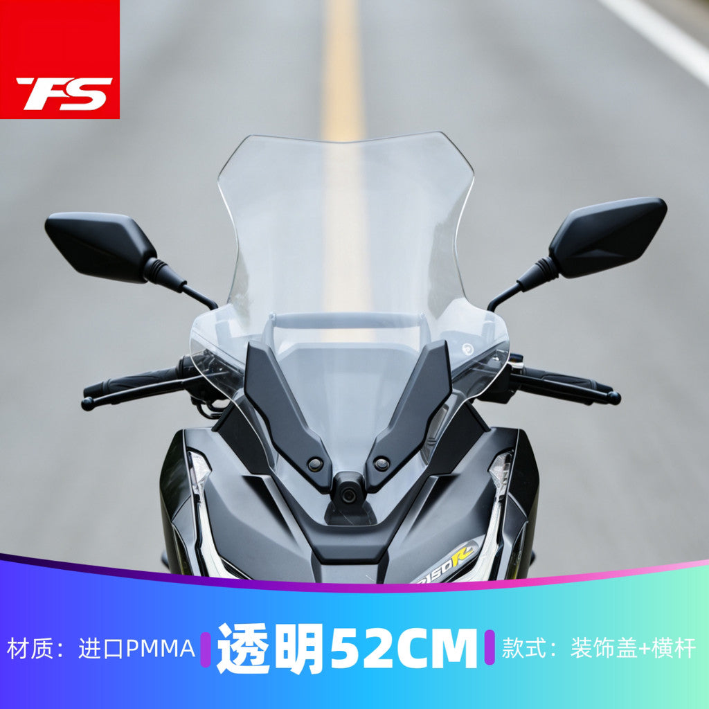 TFS VOGE SR150R Windshield Plate Cover Crossbar Bracket Windshield Deflector SR150R Windscreen