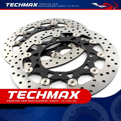 Techmax Brake Disc for Yamaha R1 07-11 Front Brake Disc Front Brake Disc