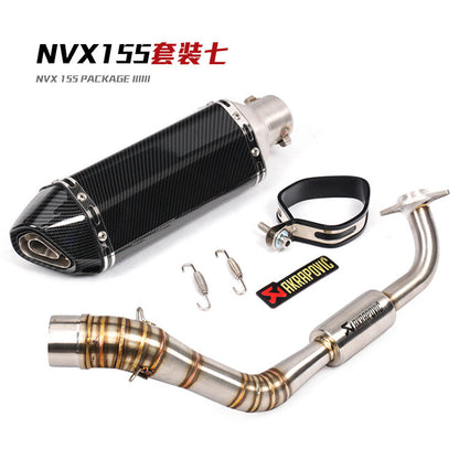 Yamaha Motorcycle NVX155 V1 Akrapovic AEROX155 Modified Full SC Project Exhaust Pipe Muffler NVX155