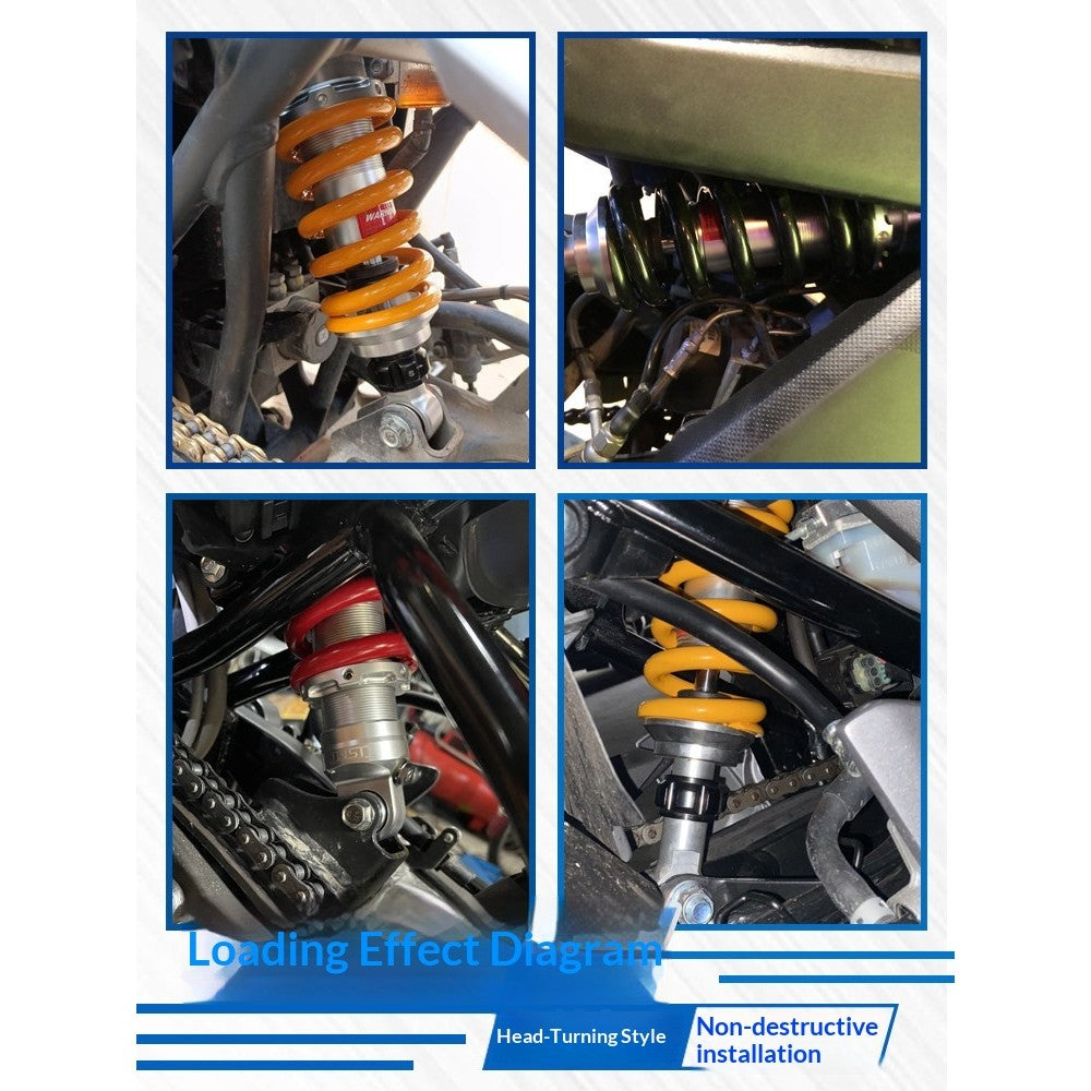 JSMT Rear Shock Absorber Qjmotor SRV700 Benda LFC 700 Adjustable Pre-load Nitrogen Absorber