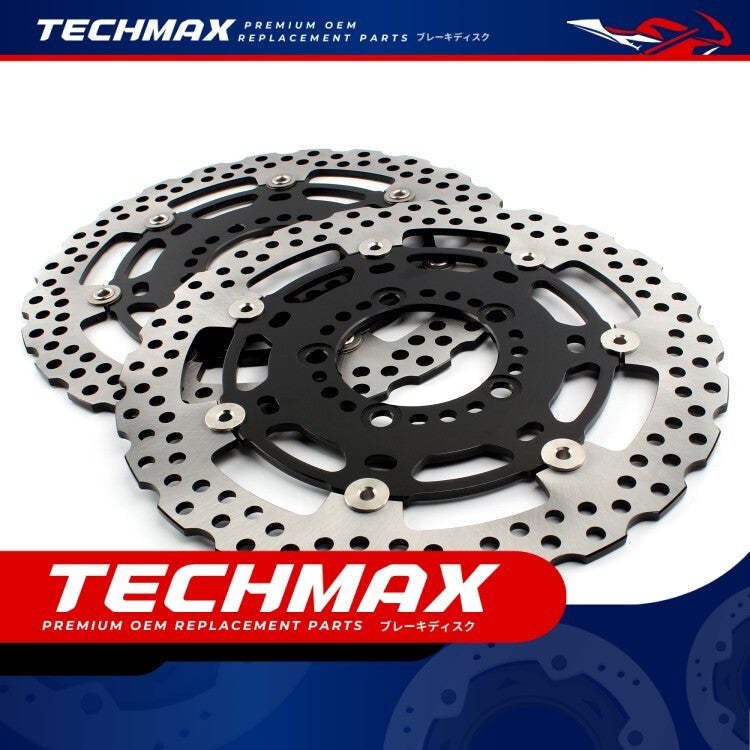 Techmax Brake Disc for Kawasaki Versys 1000 2012-2014 Front Brake Disc Front Brake Disc
