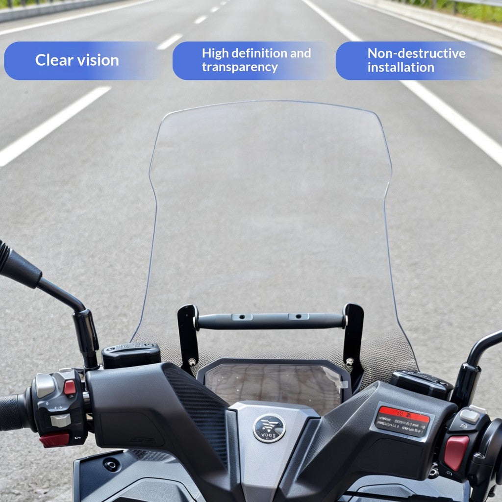 TFS Windshield VOGE SR150R Half Tone Front Windccreen Upgrade Deflector SR150R