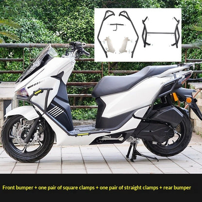 Wmotor Island 150 Crash Bar Front Rear Crash Bar Box Rack Tail Box Bracket Holder Accessories Parts