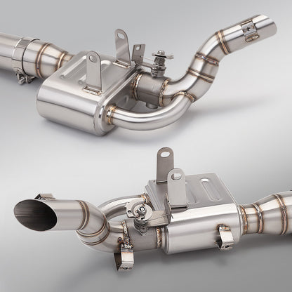 RAVEN Qjmotor SRK450RR SRK250RD Stainless Steel Exhaust Pipe Full System Motorcycle Exhaust SRK450RR