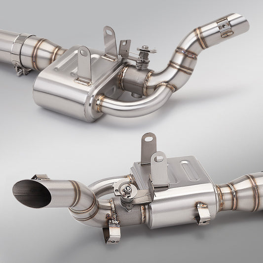 RAVEN Qjmotor SRK450RR SRK250RD Stainless Steel Exhaust Pipe Full System Motorcycle Exhaust SRK450RR