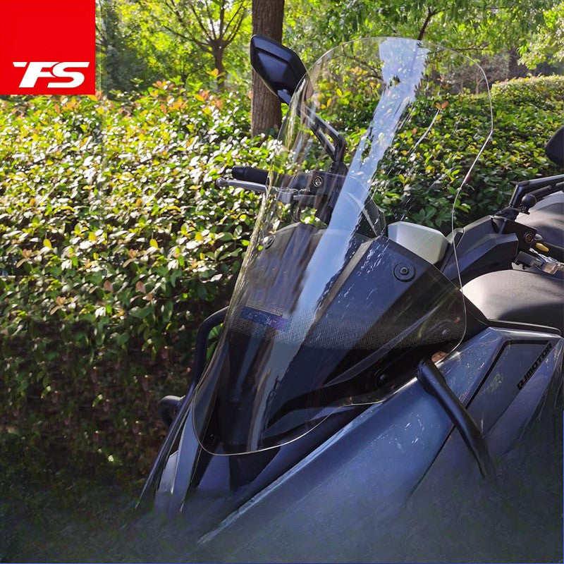 TFS Qjmotor Fort 250 Motorcycle Windshield Upgrade Transparent Fort250 Windscreen Fort 250 Deflector