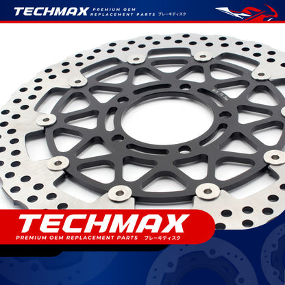 Techmax Brake Disc for Kawasaki Z800 13-16 Years  Brake Disc Front Brake Disc Z800