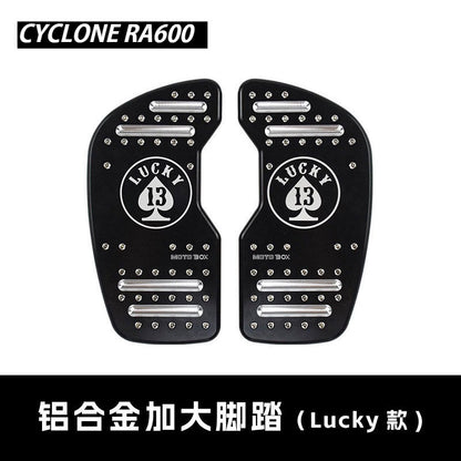 Cyclone RA600 Modified Gear Shift Lever Front Rear Pedal Extension Non-slip Foot Plate Parts