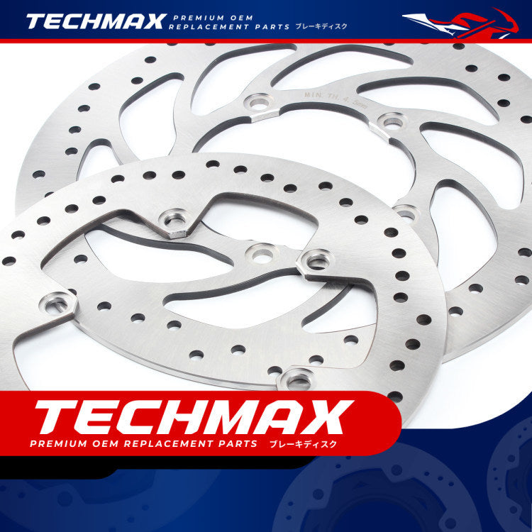 Techmax Brake Disc for BMW G310R 2016-2023 Front and Rear Brake Disc G310R