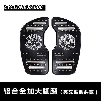 Cyclone RA600 Modified Gear Shift Lever Front Rear Pedal Extension Non-slip Foot Plate Parts