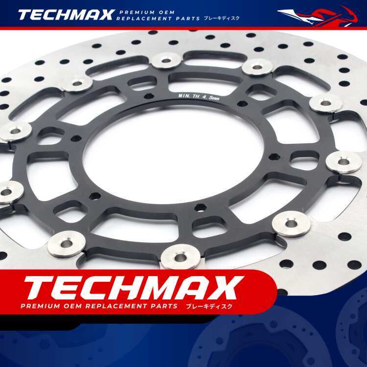 Techmax Brake Disc Compatible with BMW F700GS F800GS F800GS ADV 2008-2017 Front Brake Disc