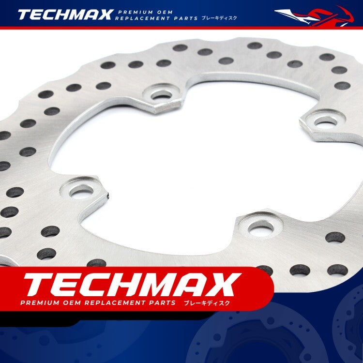 Techmax Brake Disc for Kawasaki Z750 Z1000 Rear Brake Disc Rear Disc Brake
