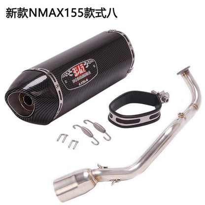 Yamaha NMAX155 V1 V2 V3 Front Header Full System Motorcycle Scooter Exhaust V1 Nmax V2 V3 Akrapovic