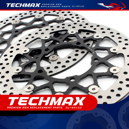 Techmax Brake Disc for Honda CB650R CBR650R 2019-2024 Front Brake Disc CB650R CBR650R