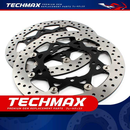 Techmax Front Brake Disc for Suzuki GSX-8R/8S 2023-2025 Brake Disc Rotor Replacement