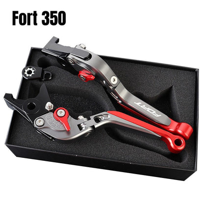 QJMOTOR FORT350 Modified Brake Lever with Parking Brake Fort 350 Handle Brake LEver Fortress 350
