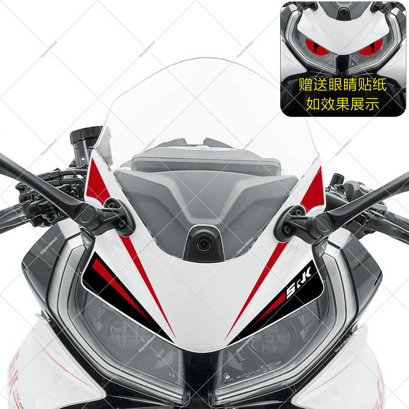Qjmotor SRK450RR 250RD Motorcycle Body Sticker Decals Waterproof Mod Decoration Protective Film