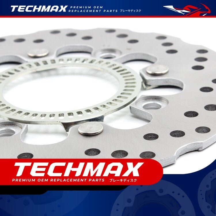 Techmax Brake Disc for Kawasaki Ninja Ninja650 Z650 Rear Brake Disc Rear Disc Brake