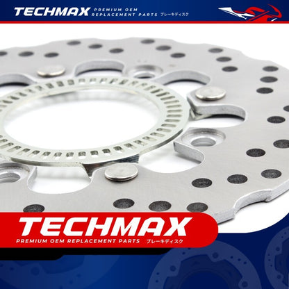 Techmax Brake Disc for Kawasaki Ninja Ninja650 Z650 Rear Brake Disc Rear Disc Brake