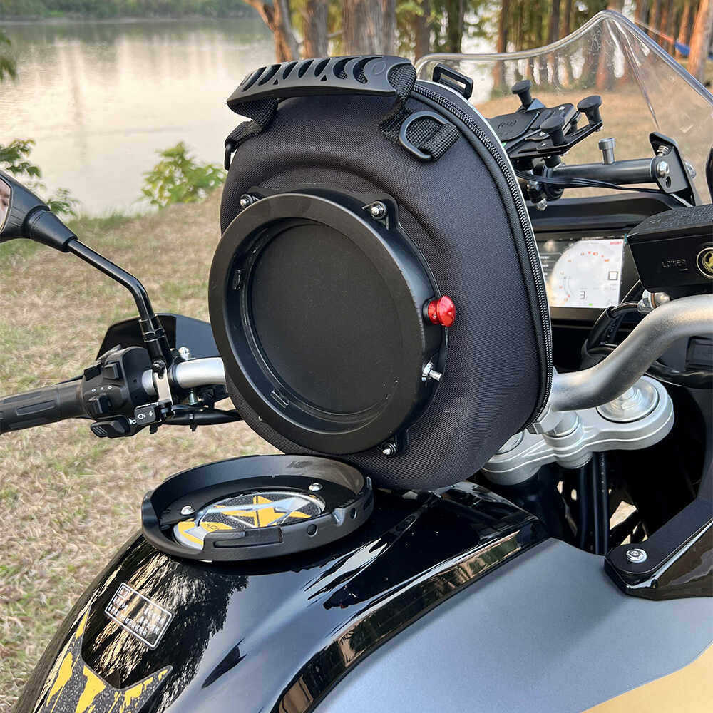CUCYMA Motorcycle Quick Release Tank Bag for Bajaj Dominar 400 250 Pulsar 200 Fuel Cap Case