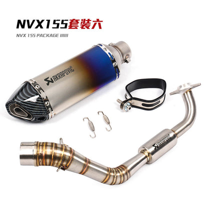 Yamaha Motorcycle NVX155 V1 Akrapovic AEROX155 Modified Full SC Project Exhaust Pipe Muffler NVX155
