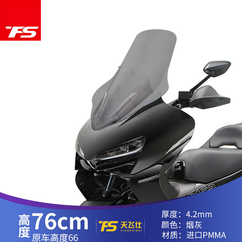 TFS ZONTES 368K Modified and Heightened Windshield 368K Windshield 368K Accessories Front Windshield