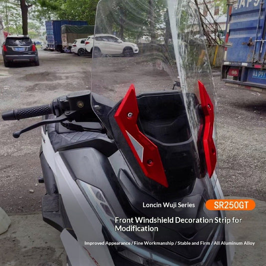 VOGE SR3 SR250GT Modified Windshield Cover Aluminum Alloy Windshield Bracket CNC Decorative Strip