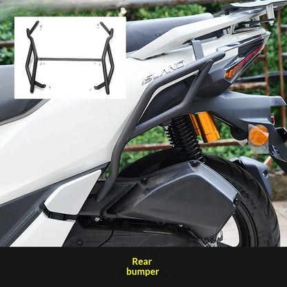 Wmotor Island 150 Crash Bar Front Rear Crash Bar Box Rack Tail Box Bracket Holder Accessories Parts