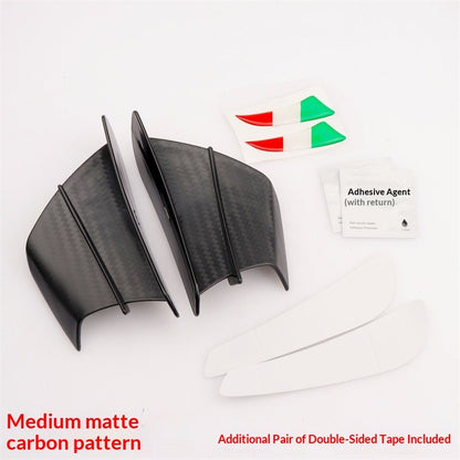 QJMOTOR SRK250R Modified Winglet Side Mirror Winglet Shark Fin Winglet Blade Side Winglet