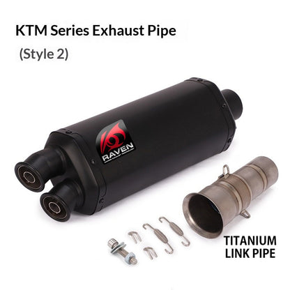 RAVEN KTM1050 1090 1190 1290ADV Exhaust Full System KTM Titanium Link Pipe KTM Motorcycle Exhaust