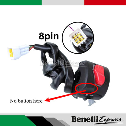 BENELLI Tnt600 300 249s Trk502 752s Leoncino500 250 Tnt25 Trk251 150s Tnt135 SRK600 SRV250 Fortress 350 Handlebar Switch