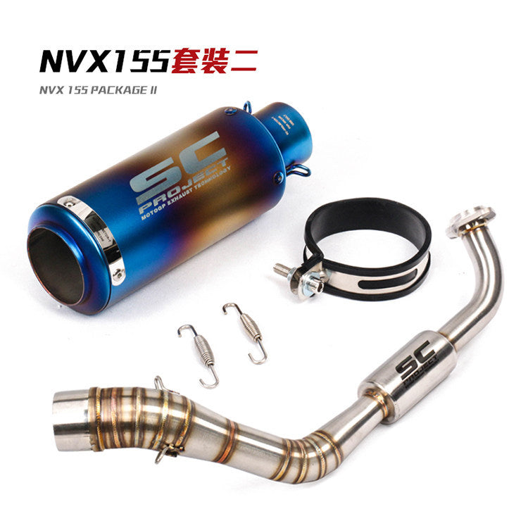 Yamaha Motorcycle NVX155 V1 Akrapovic AEROX155 Modified Full SC Project Exhaust Pipe Muffler NVX155