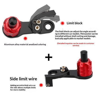 QJmotor AX200S Parking Brake Button ATX250 Brake Lever Kit Voge SR3 Fortress 350 Fort Accessories