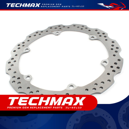 Techmax Brake Disc for Honda CB650F CBR650F Front and Rear Brake Disc Front and Rear Disc Brake