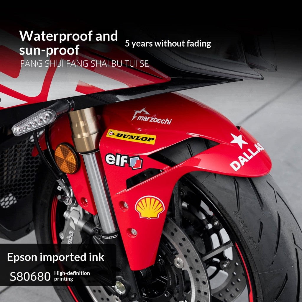 Qjmotor SRK450RR 250RD Motorcycle Body Sticker Decals Waterproof Mod Decoration Protective Film