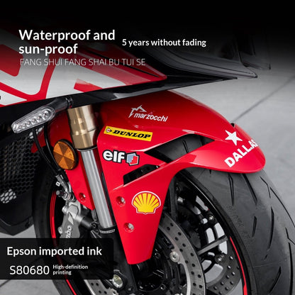 Qjmotor SRK450RR 250RD Motorcycle Body Sticker Decals Waterproof Mod Decoration Protective Film