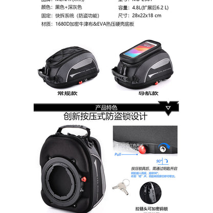 CUCYMA Motorcycle Quick-release Ring Fuel Tank Pack Suitable KAWASAKI Ninja 1100 1000 SX SE