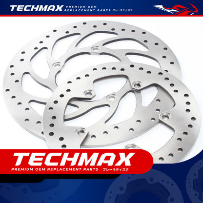 Techmax Brake Disc for BMW G310R 2016-2023 Front and Rear Brake Disc G310R