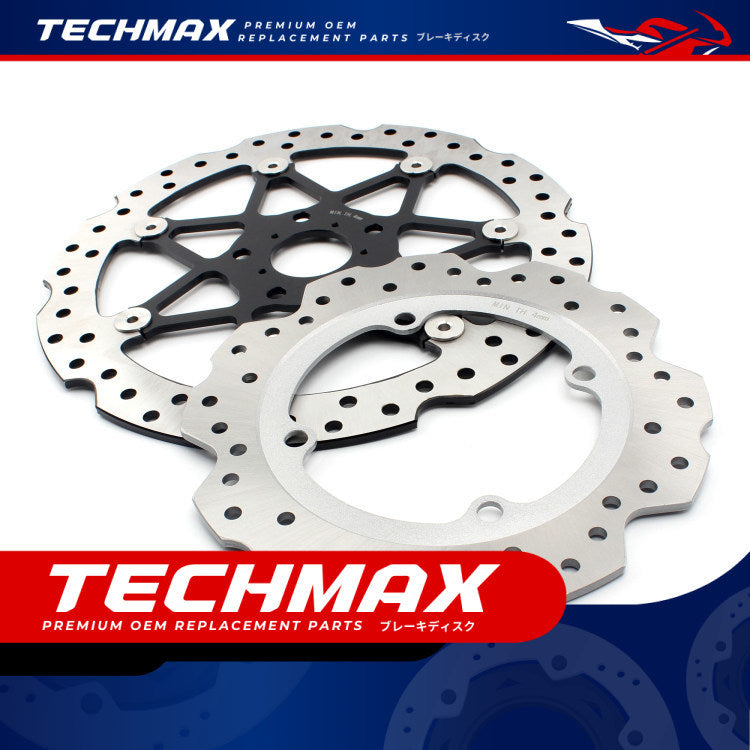 Techmax Brake Disc for Honda CB500X 19-21 Years Front and Rear Brake Disc CB500X
