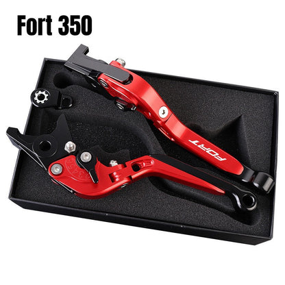 QJMOTOR FORT350 Modified Brake Lever with Parking Brake Fort 350 Handle Brake LEver Fortress 350