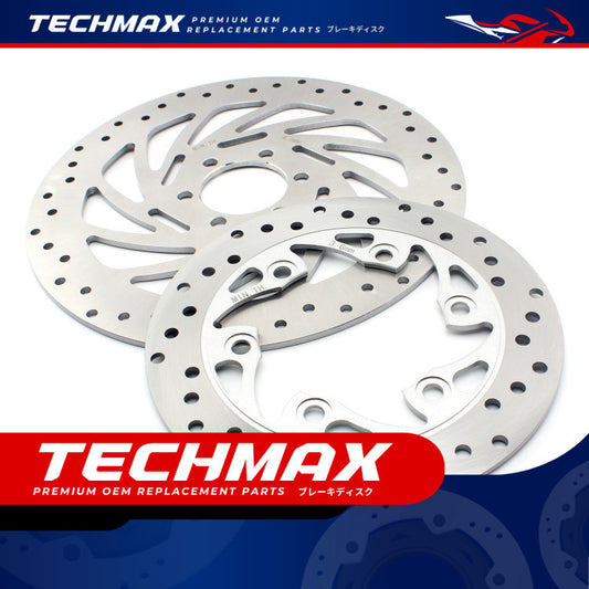 Techmax Brake Disc for KTM Duke 200 2013-2016 Front and Rear Brake Discs Front and Rear disc brake