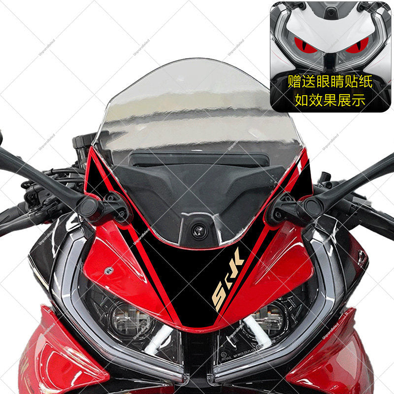 Qjmotor SRK450RR 250RD Motorcycle Body Sticker Decals Waterproof Mod Decoration Protective Film