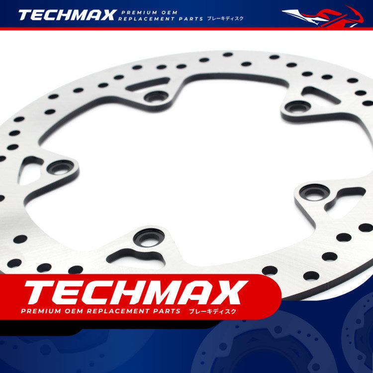 Techmax Brake Disc for BMW R1200GS R1200R R1200RT R1200RS Rear Brake Disc Rear Disc Brake