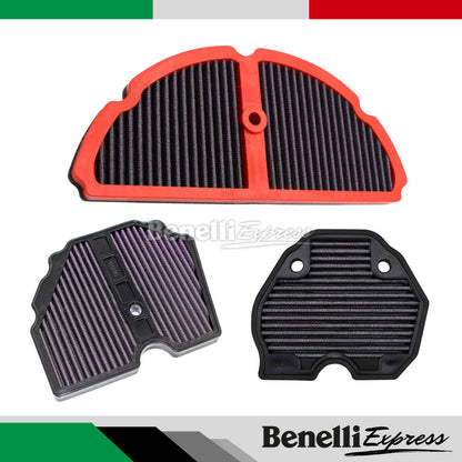 Benelli Hi Flow Air Filter SRK250 TNT600 QJMOTOR SRK600 SRK600RC TRK502 TRK502X TNT300 249s