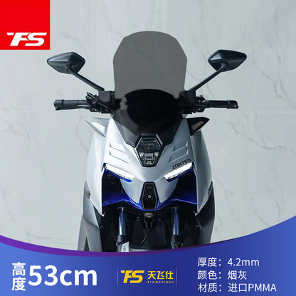 TFS ZONTES 368M Windshield Increased High Wide Front Windshield 368M Defector Windscreen
