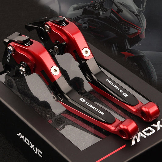 QJMOTOR SRK450RD SRK250RD SRK600RC Brake Clutch Lever Handlebar Foldable Extendable Motorcycle Parts