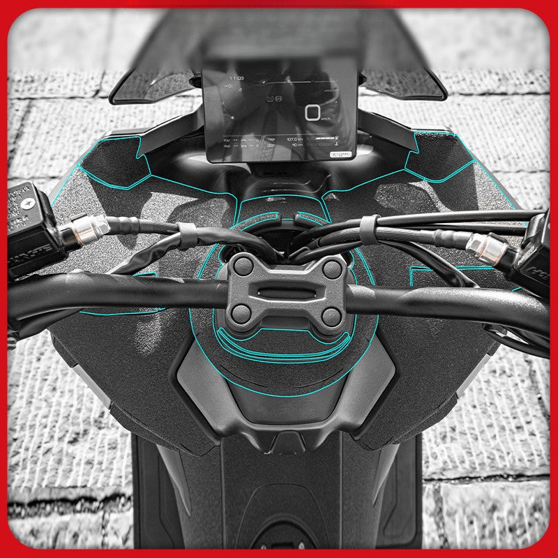 Suitable for 2026 Zontes 150X Armor Sticker Motorcycle Body Film Carbon Fiber Stickers  Zontes 150X